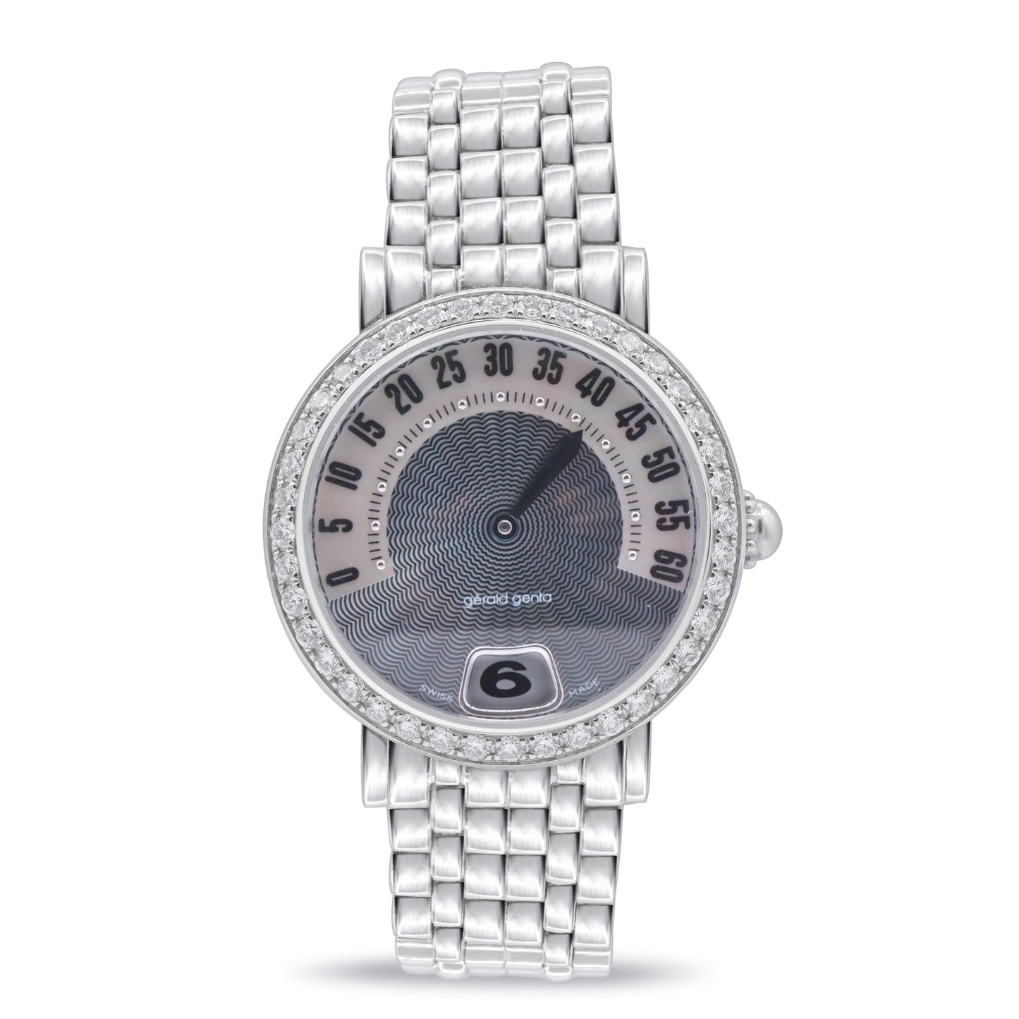 DIAMOND BEZEL RETRO WATCH