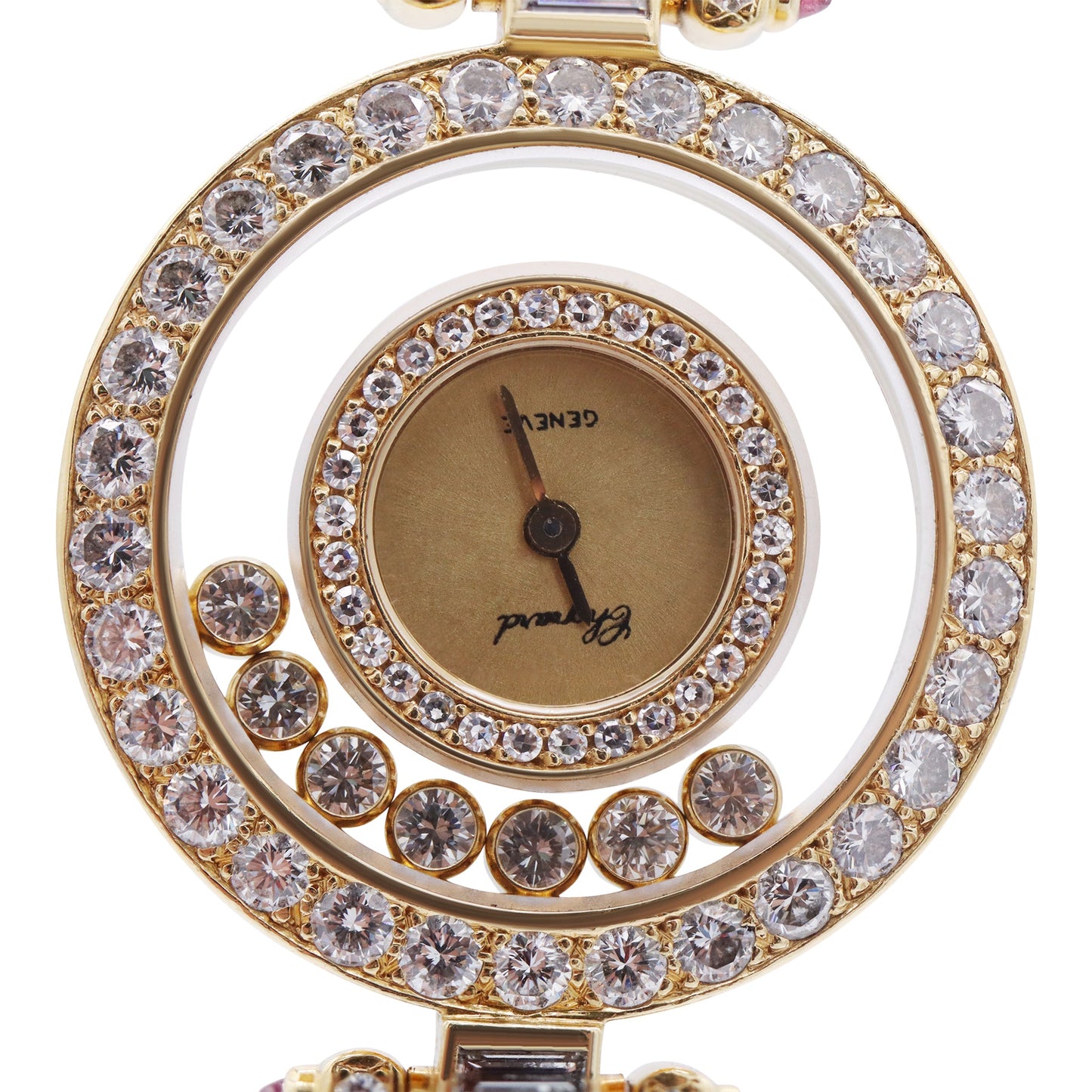 HAPPY DIAMONDS 18K YG ROUND SHAPE
