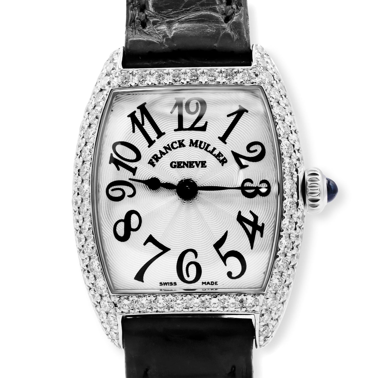 CINTREE CURVEX LADIES 18K WHITE GOLD, SILVER DIAL