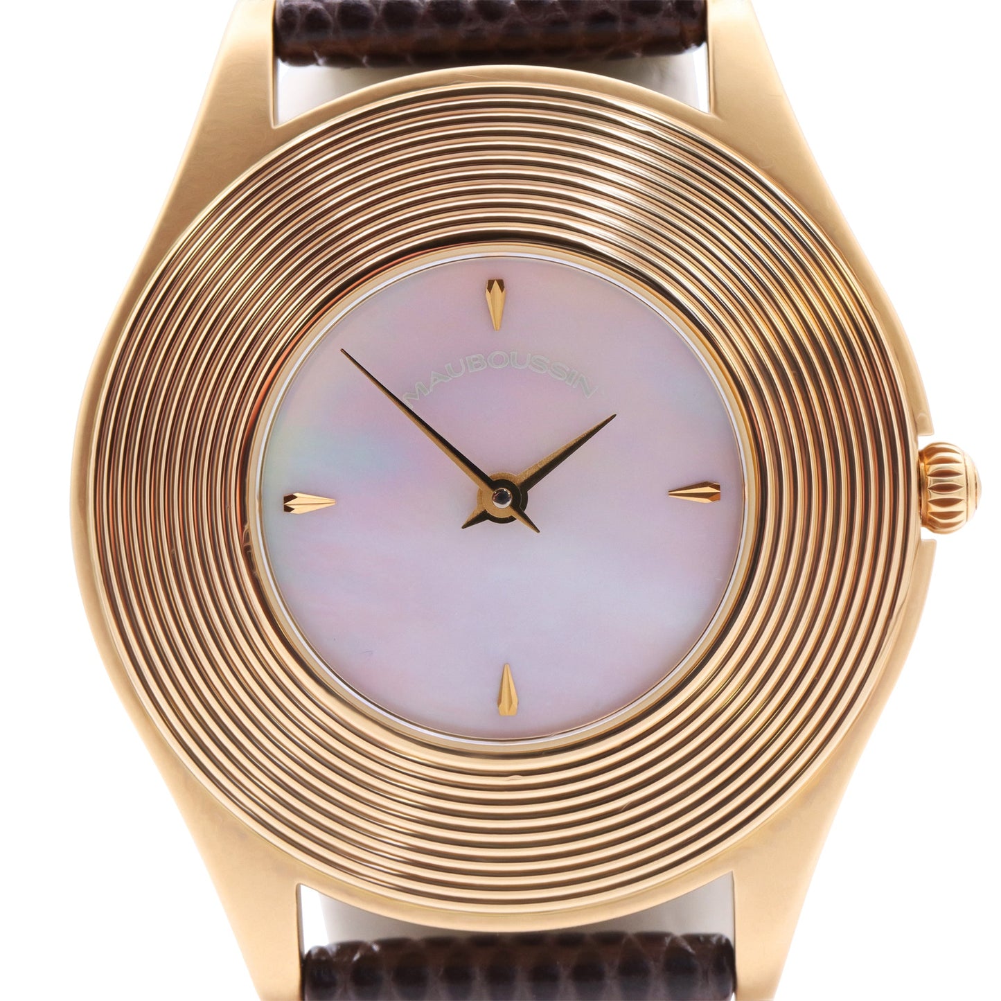 18K YELLOW GOLD, MOTHER OF PEARL DIAL