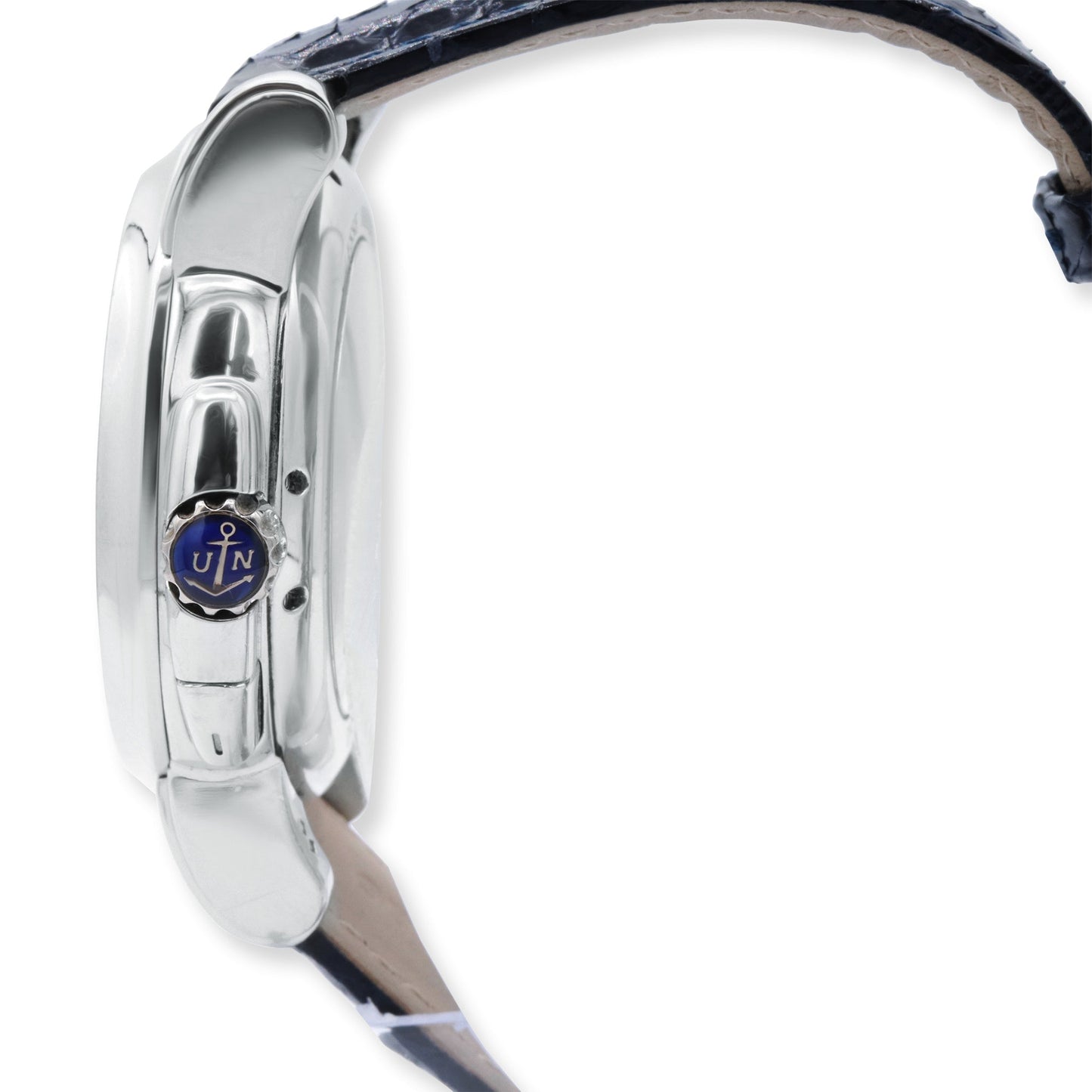 DRAFT Dark Blue Band with Platinum Dial 329-60 N.427
