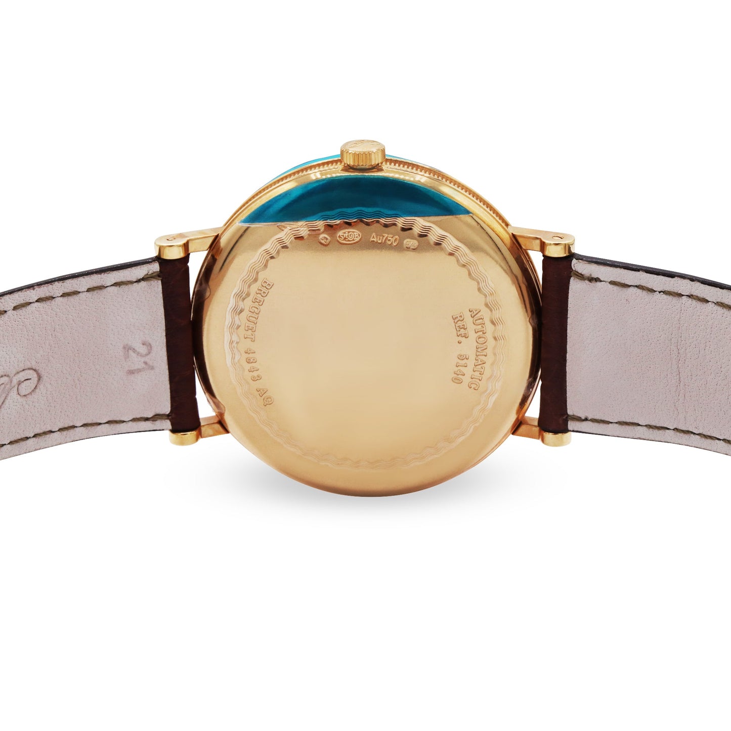 18K YG PORCELAIN DIAL 40mm