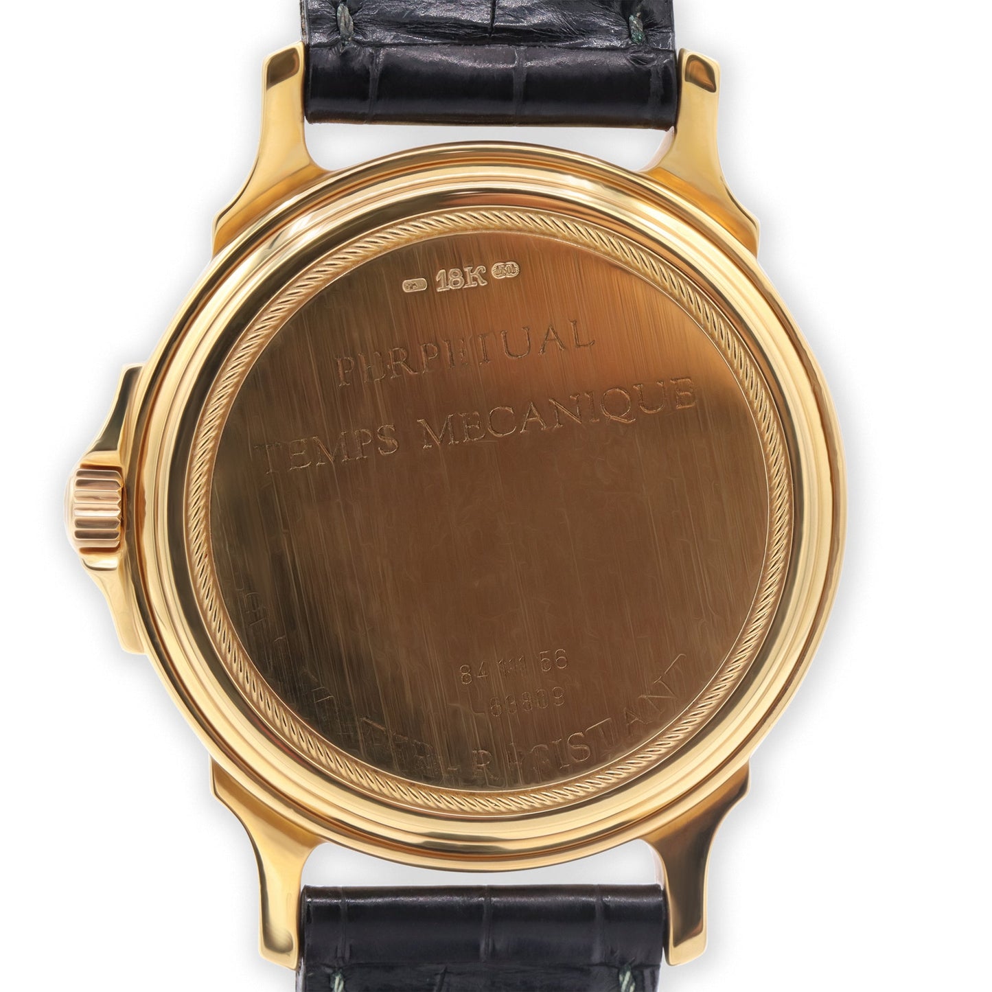 LIMITED EDITON 18K YG AUTOMATIC PERPETUAL CALENDAR WRISTWATCH WITH MOON PHASE