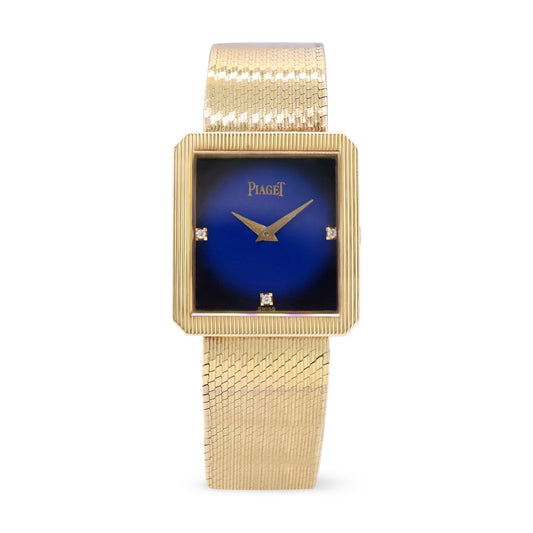 PROTOCOLE 18K YELLOW GOLD SUNBIRST DIAL