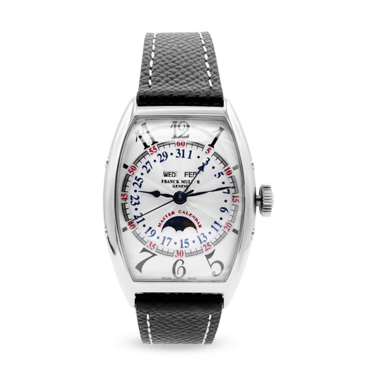MASTER CALENDAR 18K WHITE GOLD SILVER DIAL
