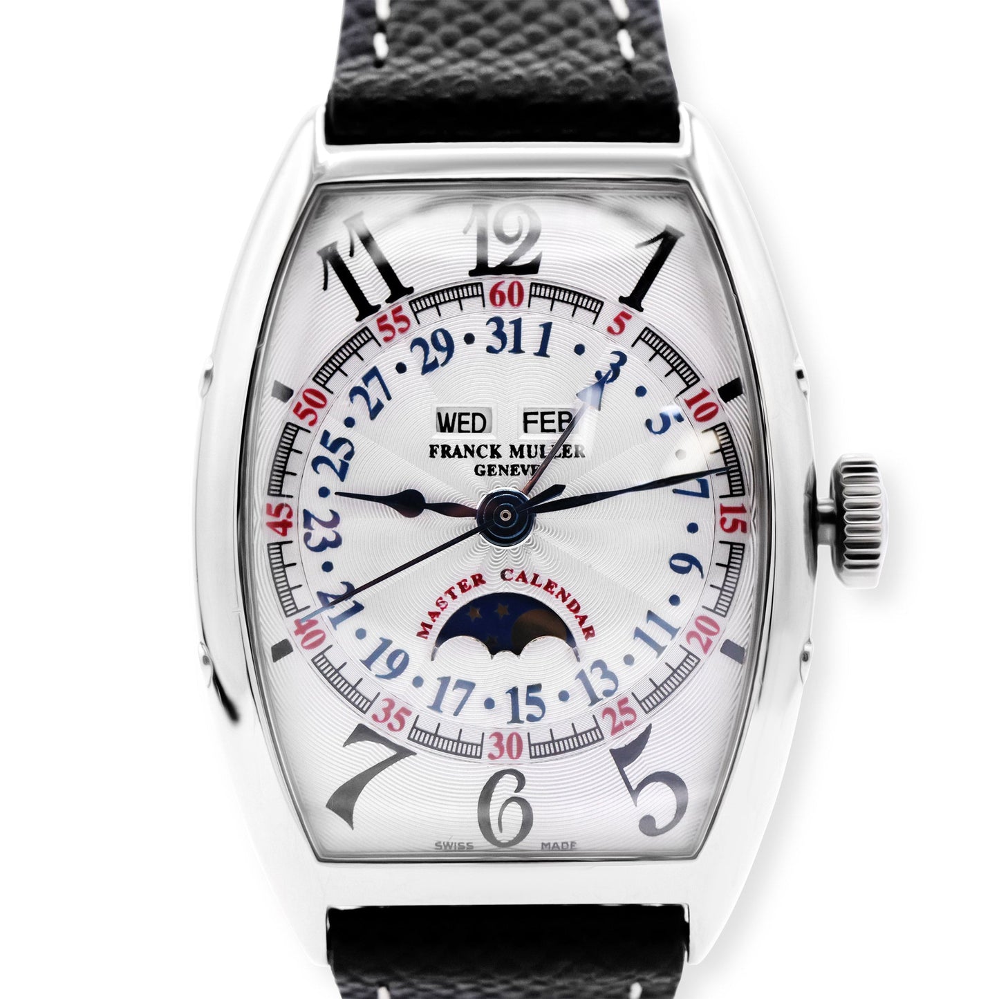 MASTER CALENDAR 18K WHITE GOLD SILVER DIAL