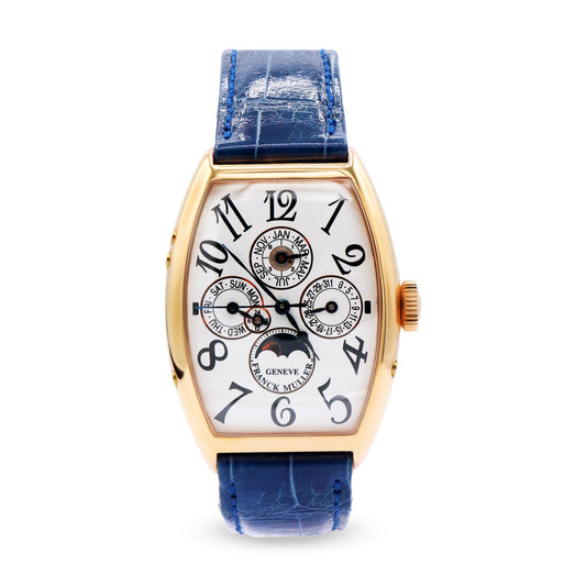 PERPETUAL CALENDAR 18K ROSE GOLD, WHITE DIAL
