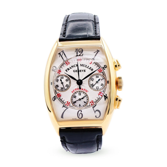 MASTER CALENDAR CHRONOGRAPH 18K YELLOW GOLD SILVER DIAL
