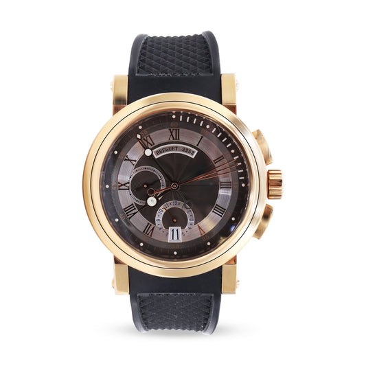 DRAFT MARINE 18K YELLLOW GOLD, BLACK DIAL