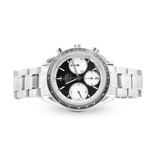 DRAFT Stainless Steel with Black Dial Co-Axial 326.30.40.50.01.002 STZ006706