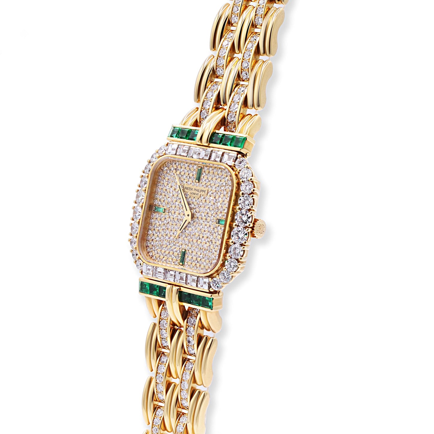 Rare 18K Diamond & Emeralds