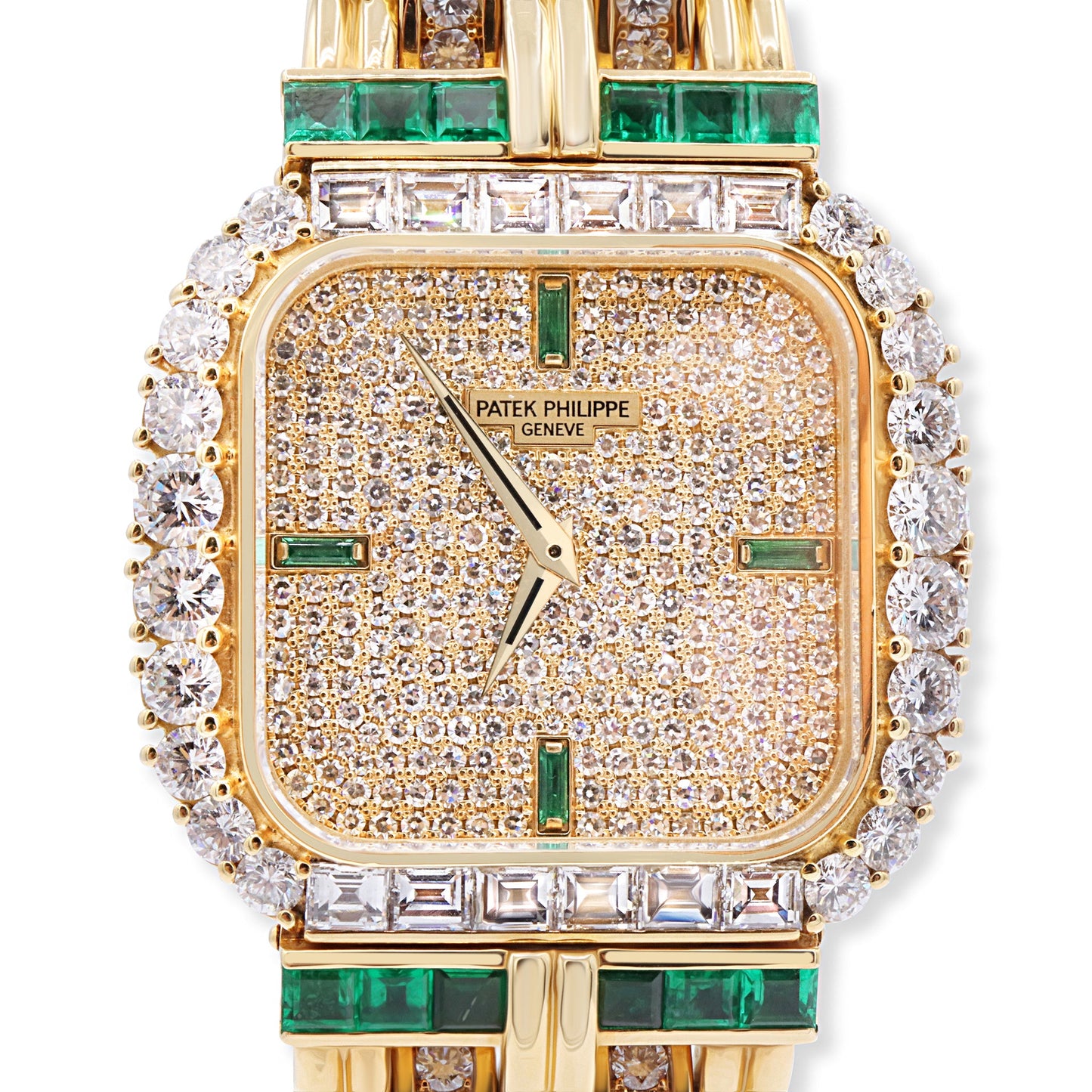 Rare 18K Diamond & Emeralds