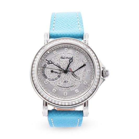 PLATNIUM POWER RESERVE CHRONOMETER WITH DIAMOND DIAL